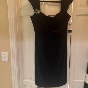 Adrianna Papell Cocktail Dress, Dark Navy Blue